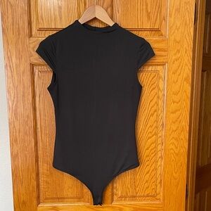 lulus Black Sleeveless Bodysuit